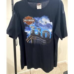Suburban Motors 110th Anniversary Harley Davidson T-Shirt - Size XL (EUC)